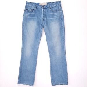 Vintage American Rag Mens 34x34 Light Wash Straight Leg Denim Jeans Blue 90s Y2K